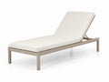 Aluminium Sonnenliege Beige Verstellbar 200x65x35cm
